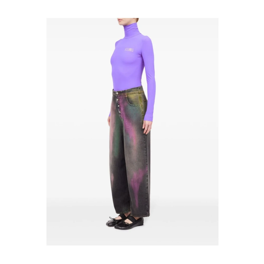 MM6 Maison Margiela 5 Zakken Broek Black Dames