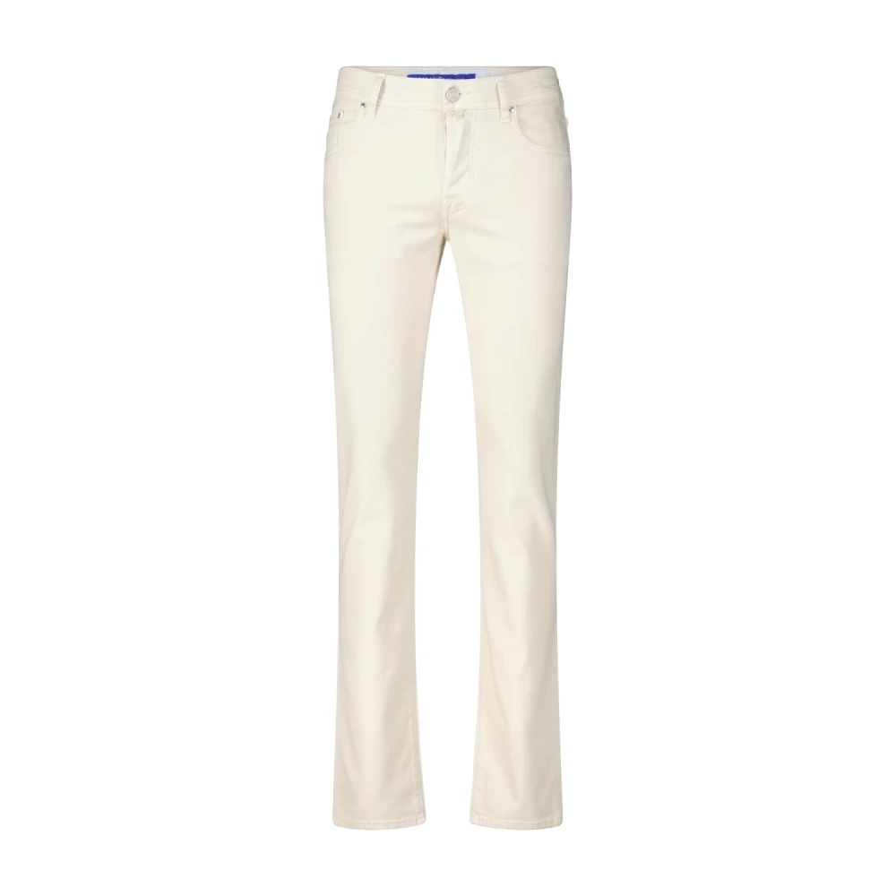 Jacob Cohën Hombre Beige Vaqueros Slim-Fit Bard