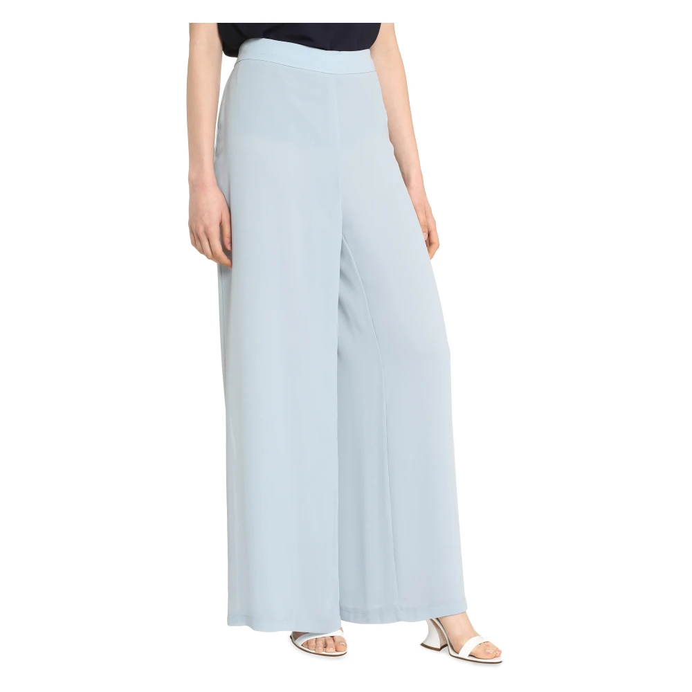 Clips Wijde broek met elastische taille Blue Dames