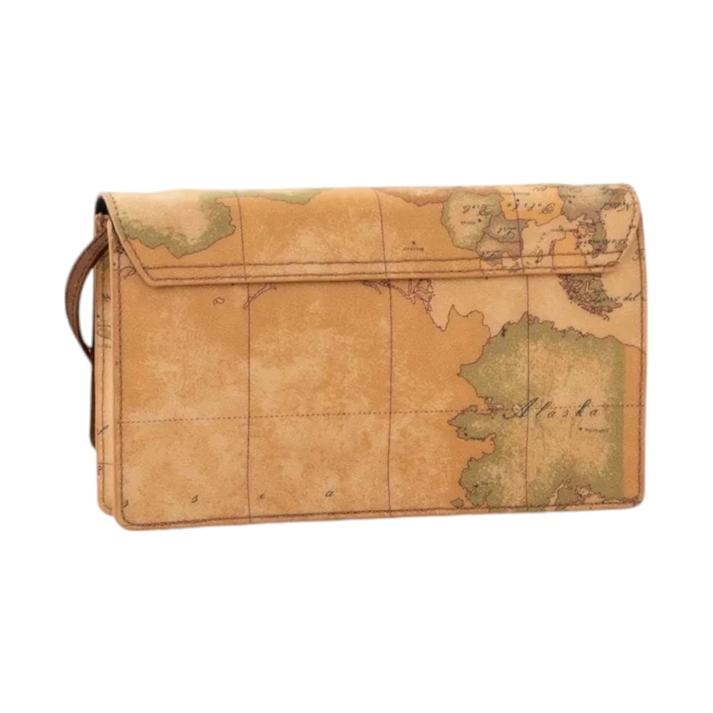 Alviero Martini 1a Classe 3D Geo Pochette Tas in Chestnut Brown Dames