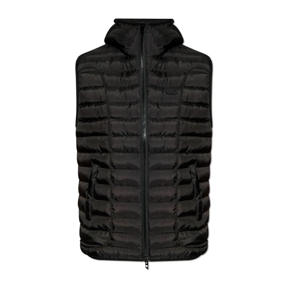 Diesel Capuchonvest W-Temple Black Heren
