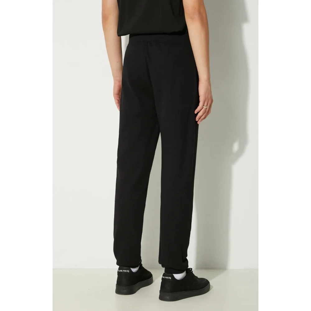 C.P. Company Verhoogde Fleece Cargo Joggers Black Heren
