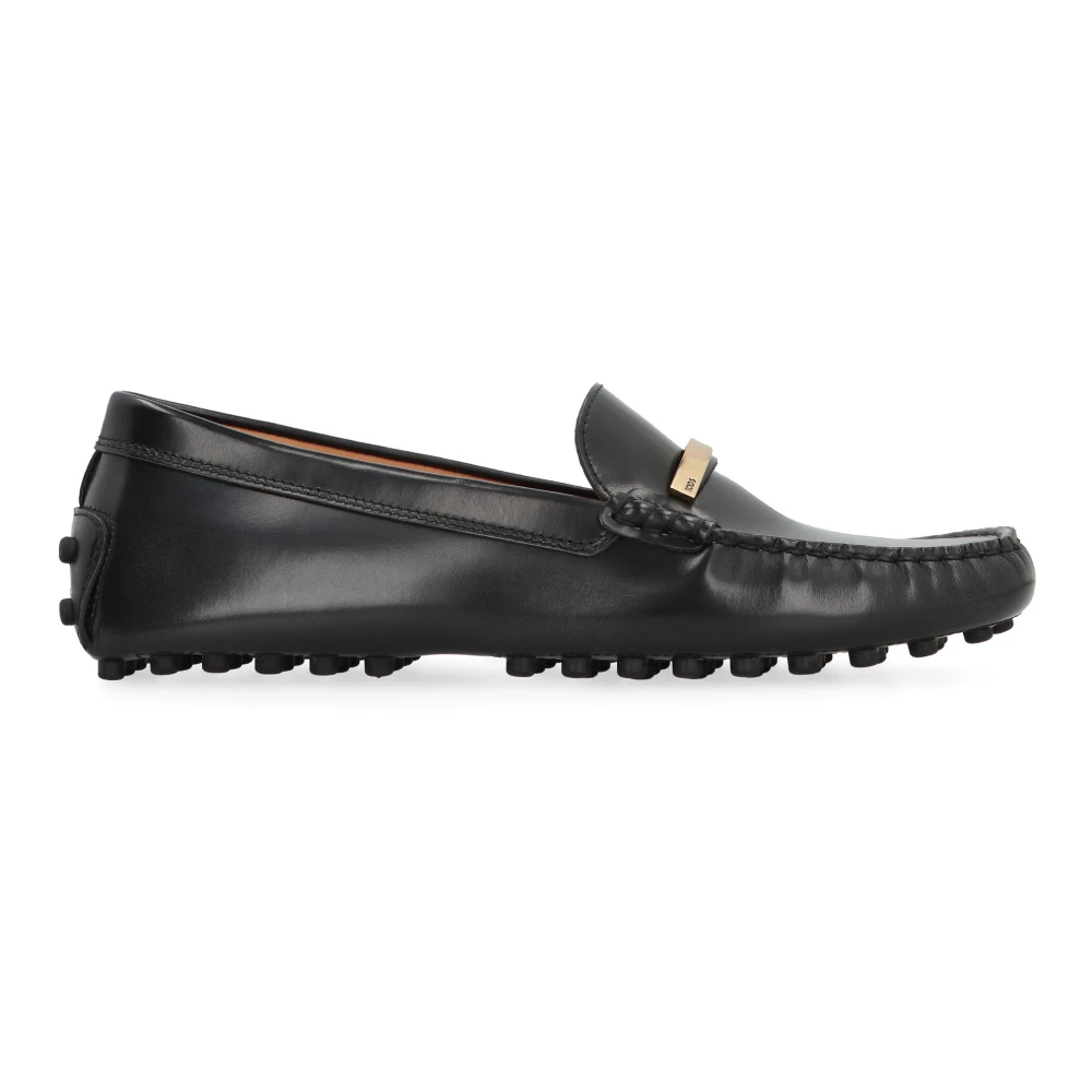 Tod's Women's Black Loafers, 5 Uk, Gommino Leather Loafers
