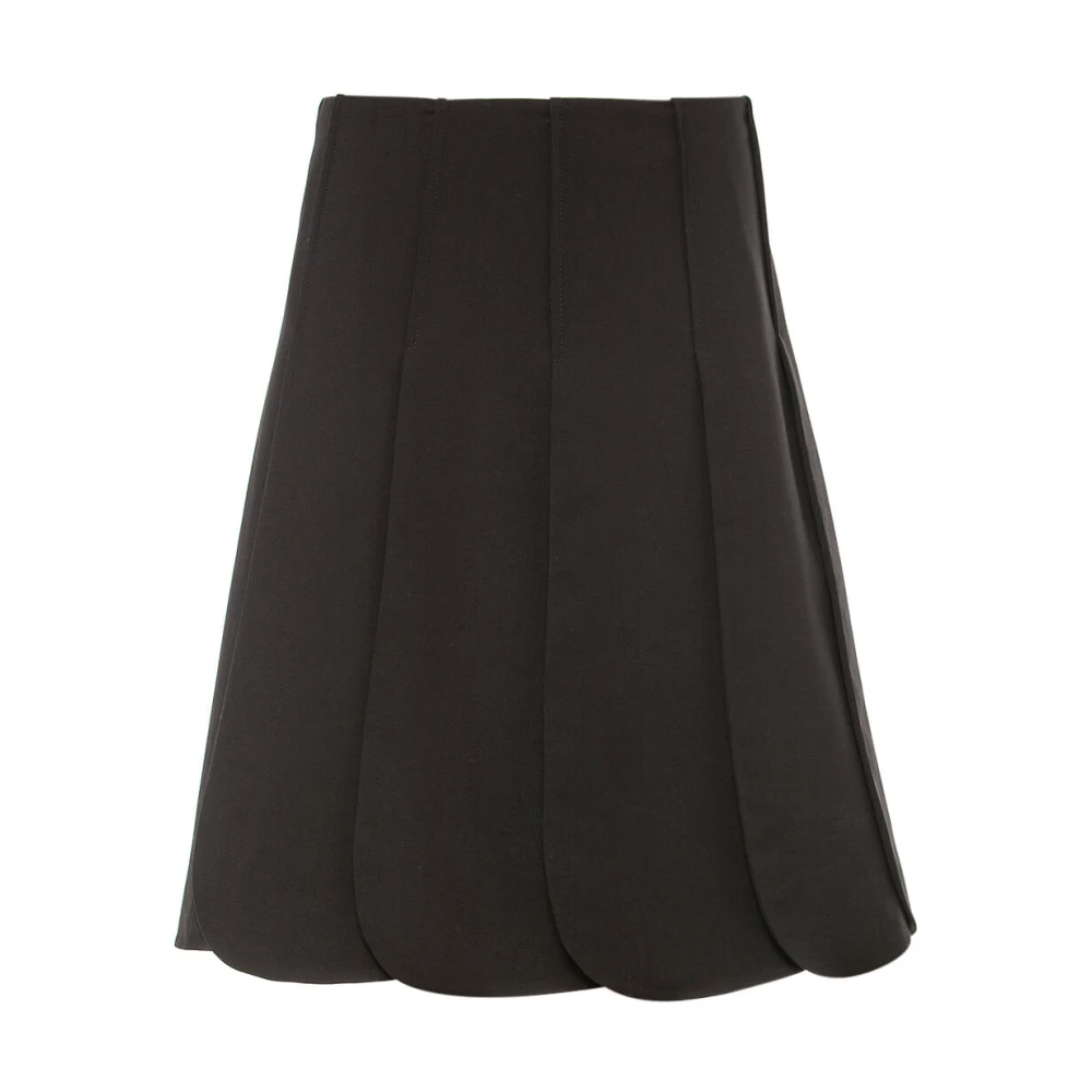 Valentino Garavani Fusta Leren Schoudertas Zwart Black Dames
