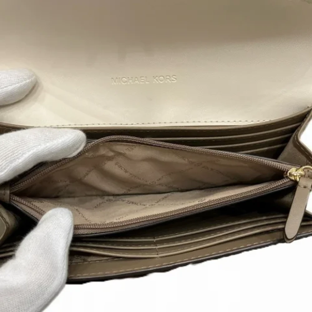 Michael Kors Pre-owned Fabric wallets White Dames