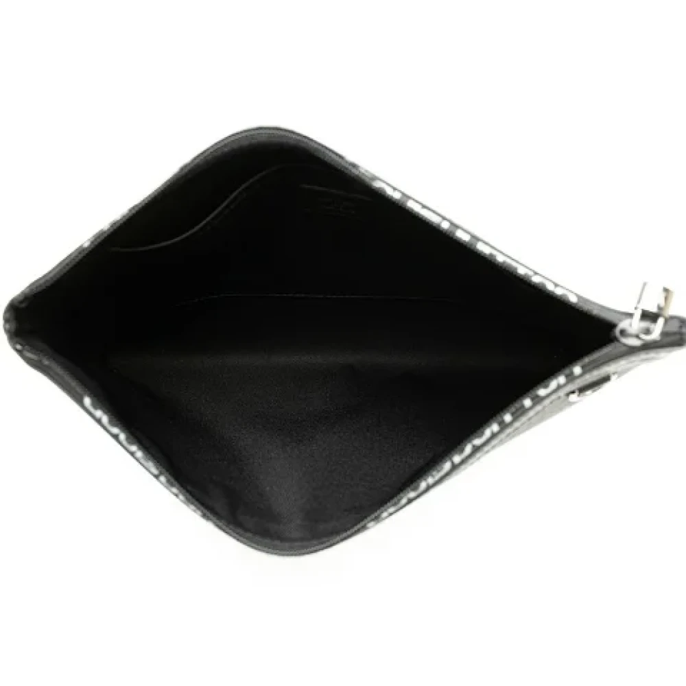 Louis Vuitton Vintage Pre-owned Leather clutches Black Dames