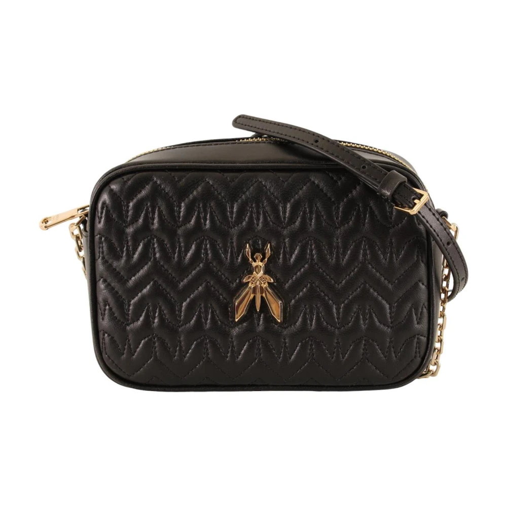 PATRIZIA PEPE Stijlvolle Crossbody Tas voor Vrouwen Black Dames