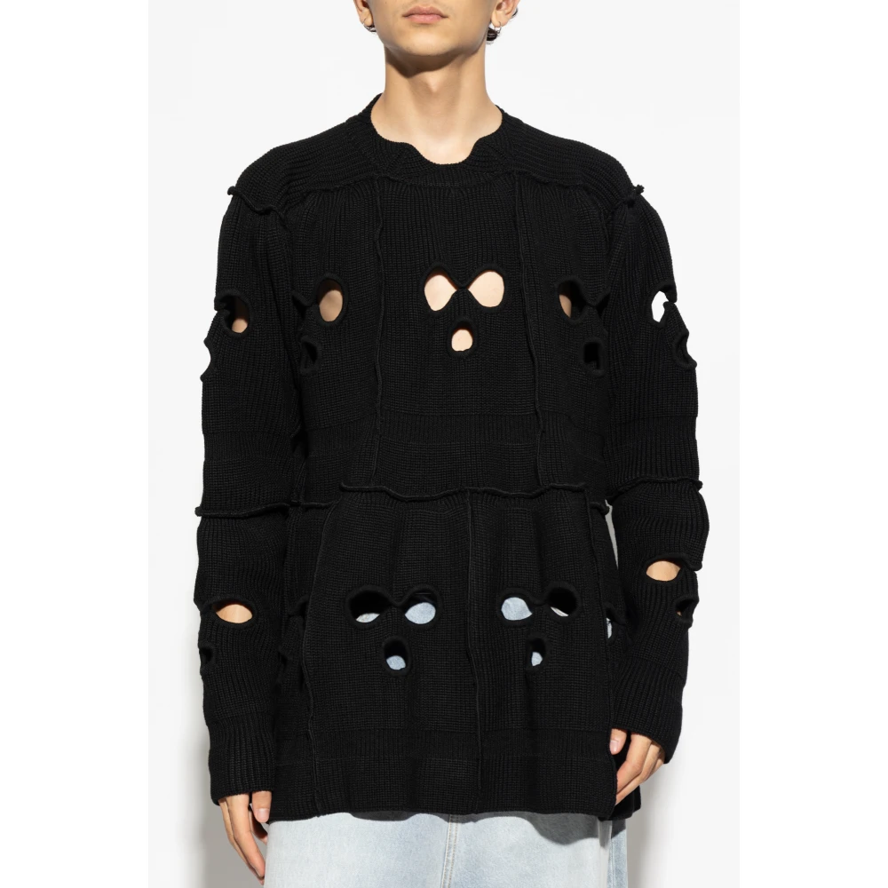 Vetements Wollen trui Black Heren