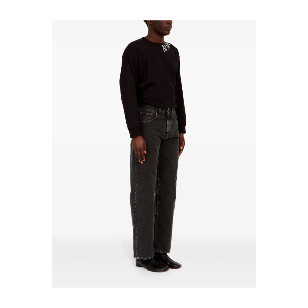 MM6 Maison Margiela Zwarte klassieke rechte jeans Black Heren