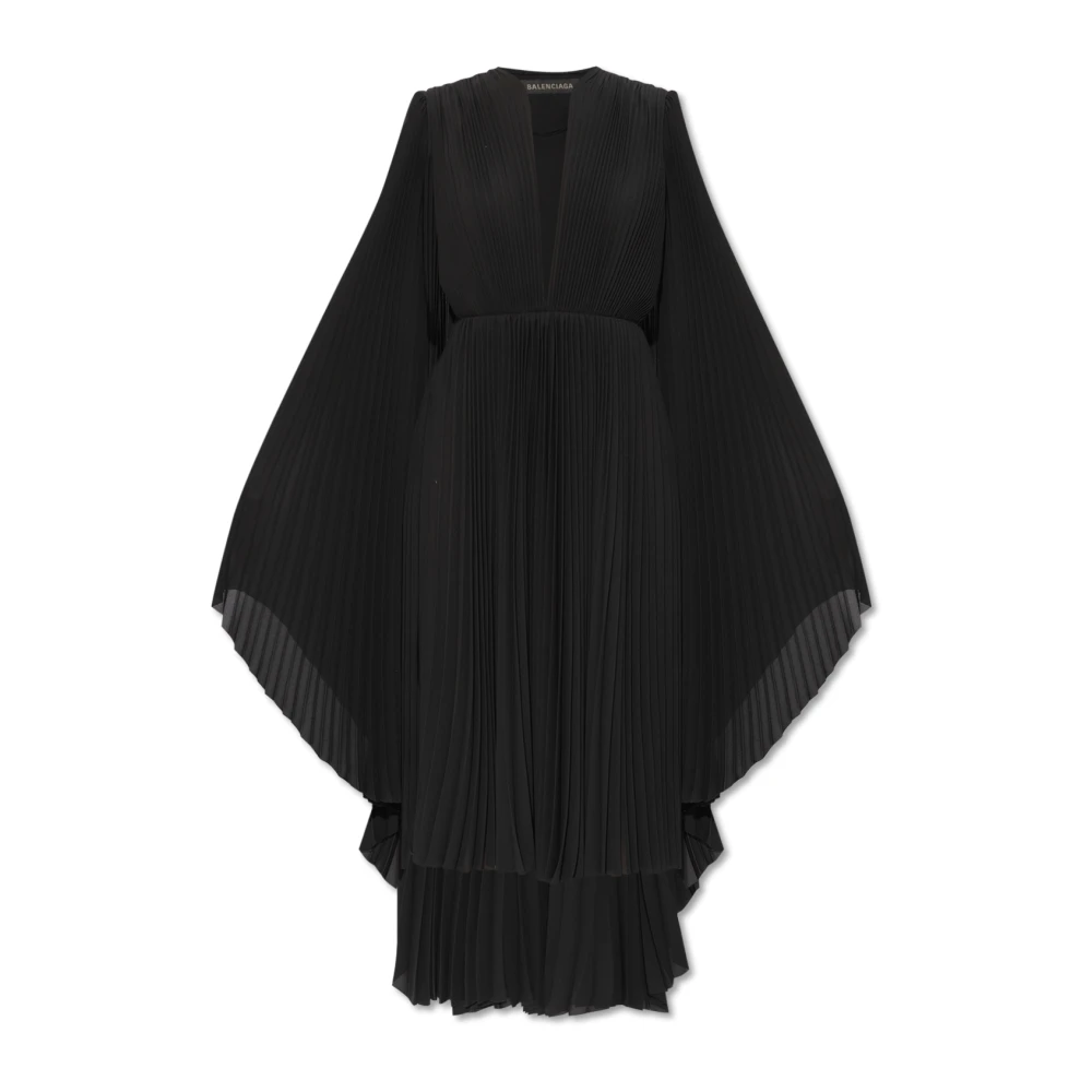 Balenciaga Geplooide jurk Black Dames