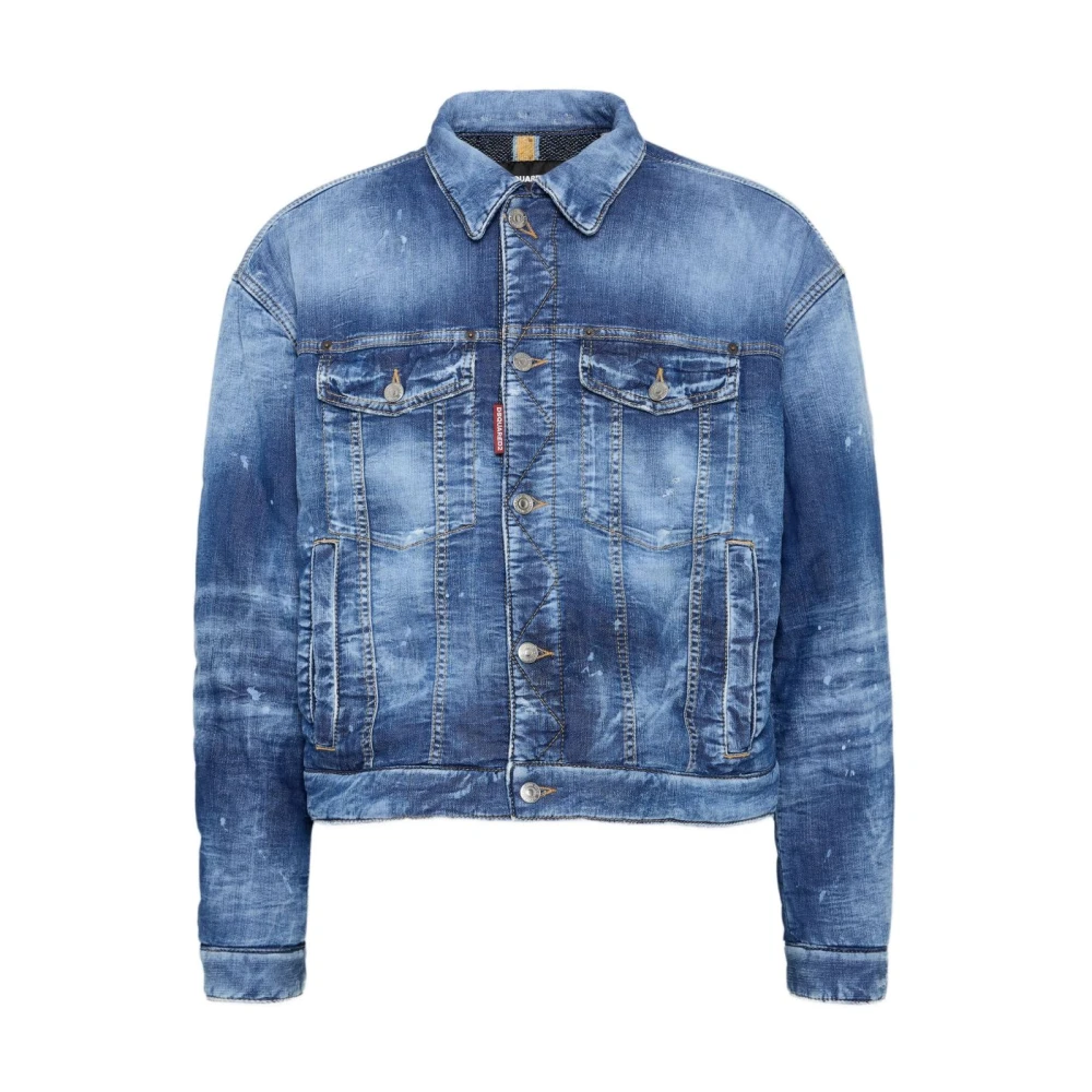 Jackets > Denim Jackets - - Dsquared2 - Modalova
