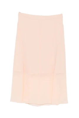 Sheer-panelled Midi Kjol
