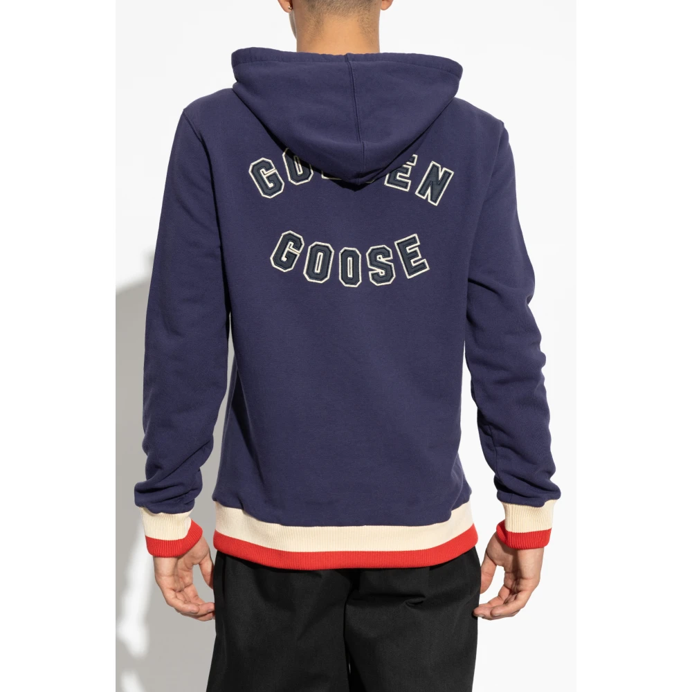 Golden Goose Journey Hoodie Purple Heren