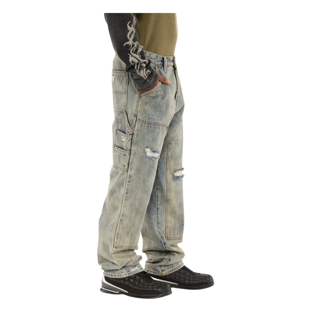 Guess Biologisch Katoen Carpenter Jeans Blue Heren