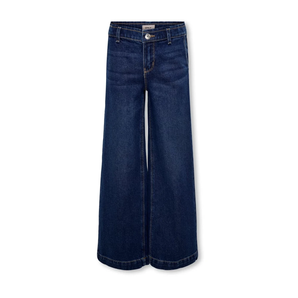 Only Wide Leg Jeans - Female - Jeans - Blue - 11 Y - Kids
