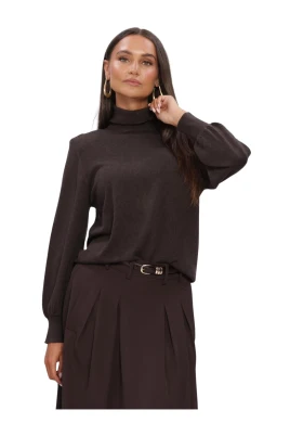 CoryCC Padded Roll-Neck Knit