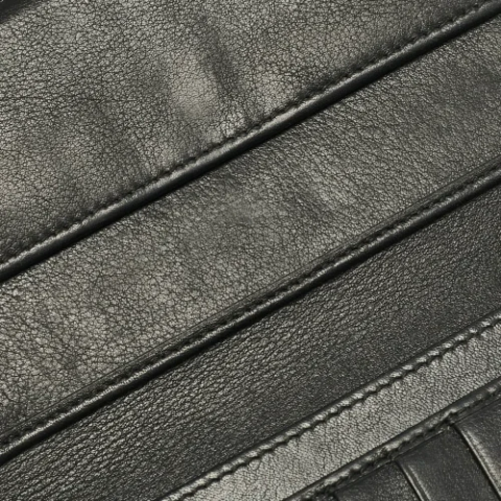 Gucci Vintage Pre-owned Leather wallets Black Dames