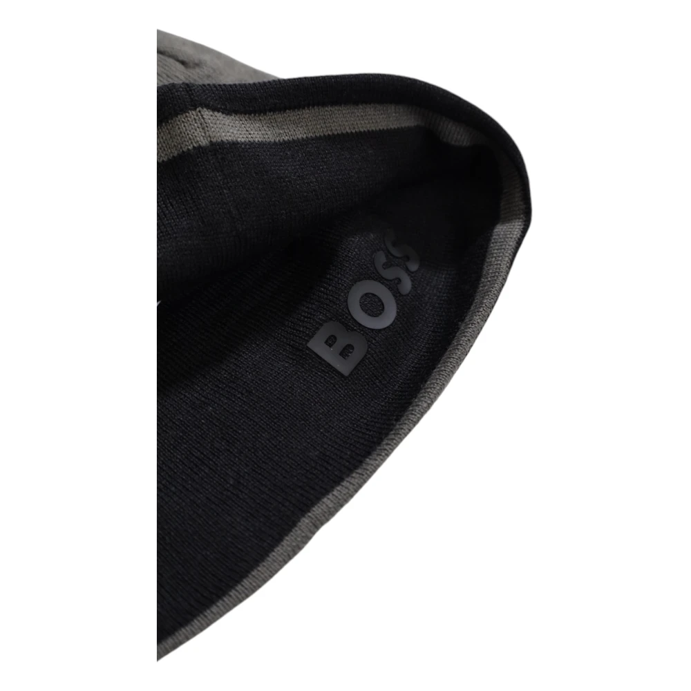 Hugo Boss Stijlvolle herenhoeden voor herfst winter Black Heren