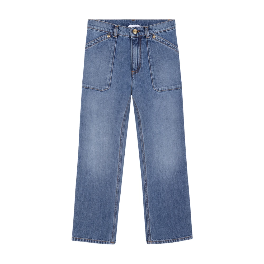 Versace Wide-Leg Denim Jeans - Unisex - Jeans - Blue - 8 Y | 128 Cm - Kids