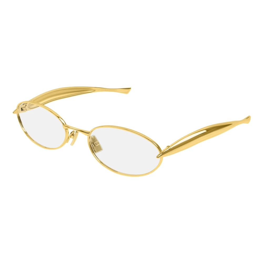 Bottega Veneta Oval Sunglasses - Unisex - Glasses - Yellow - 57 Mm - Accessories