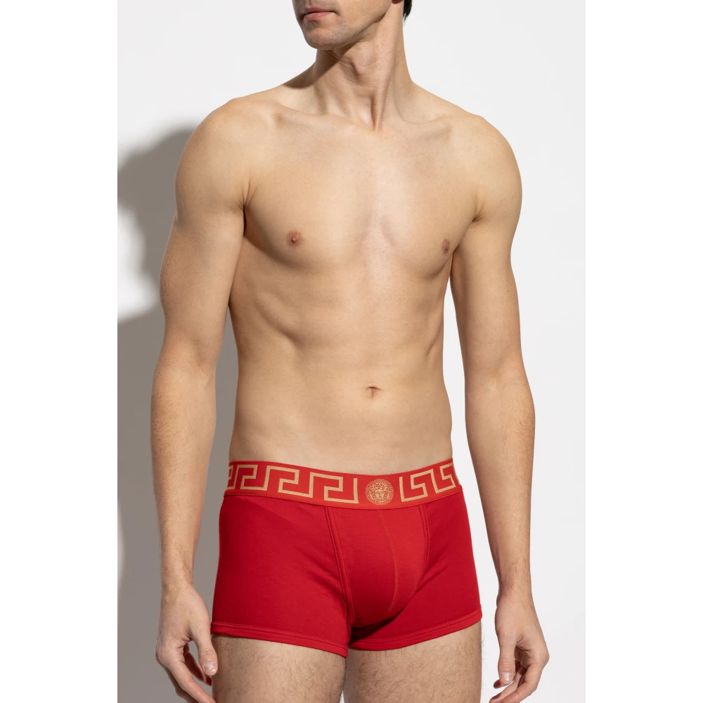 Versace Katoenen boxershorts Red Heren