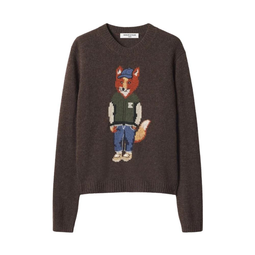 Maison Kitsuné Donna Marrone Maglie, M, New, - Immagine 3