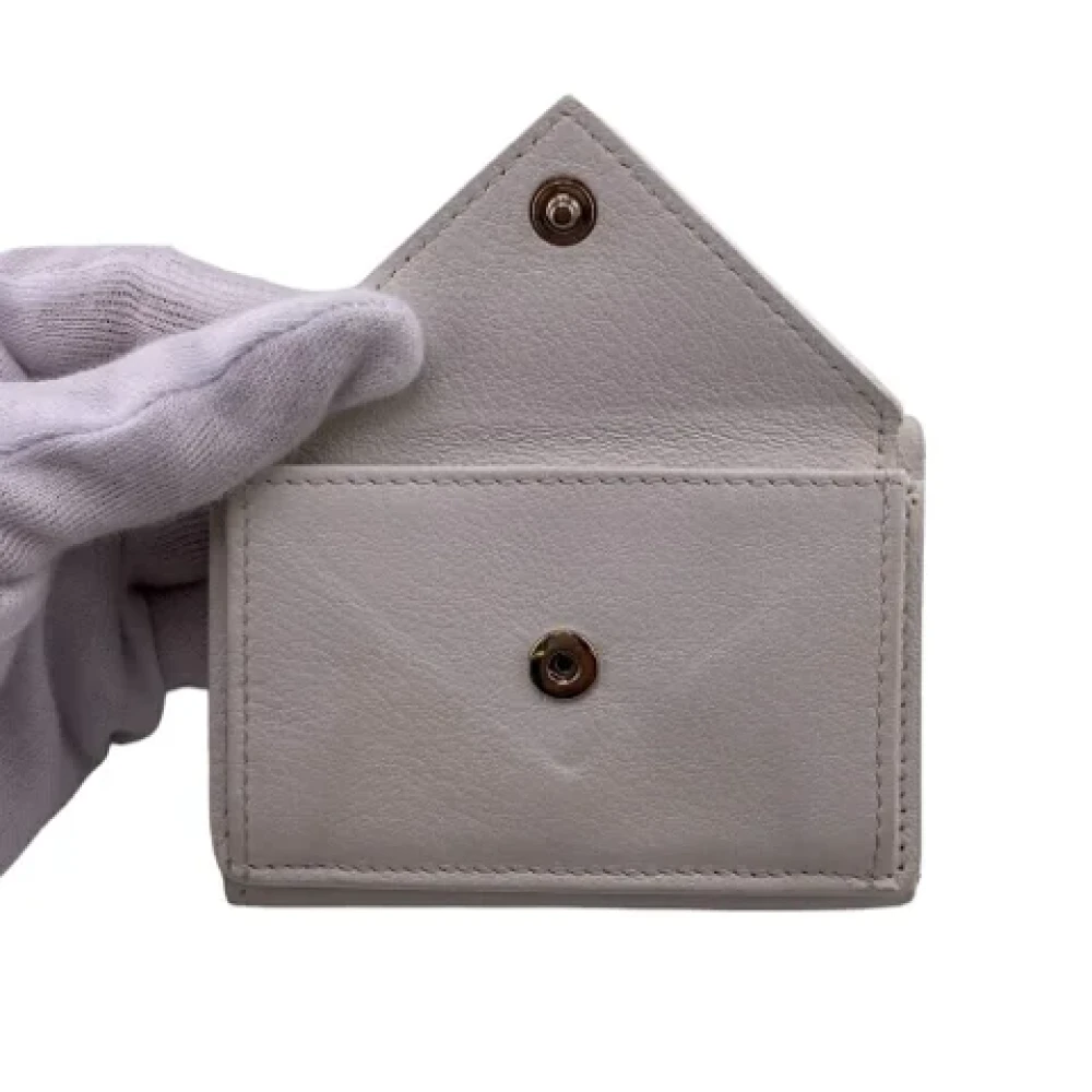 Balenciaga Vintage Pre-owned Leather wallets White Dames