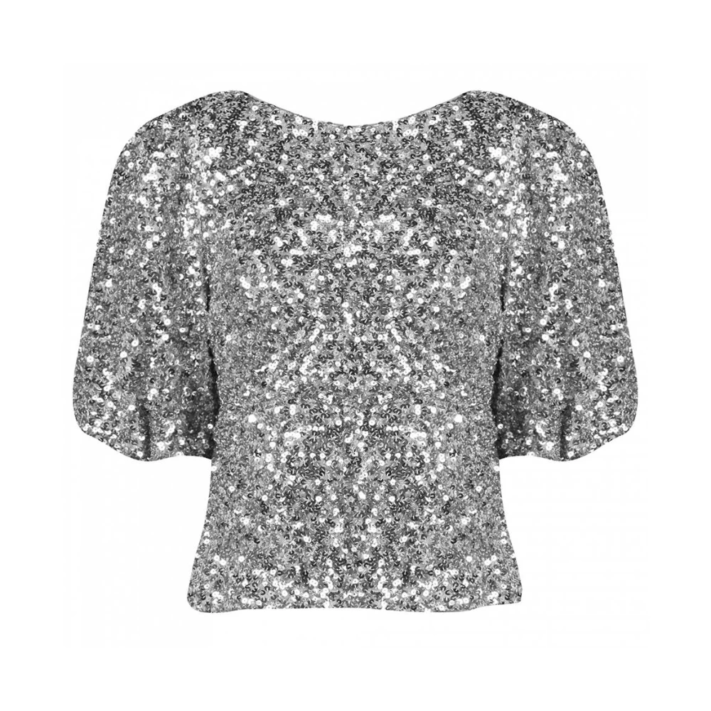 Harper & Yve Zilver Marsja-ls Dames Tops & T-shirts Gray Dames