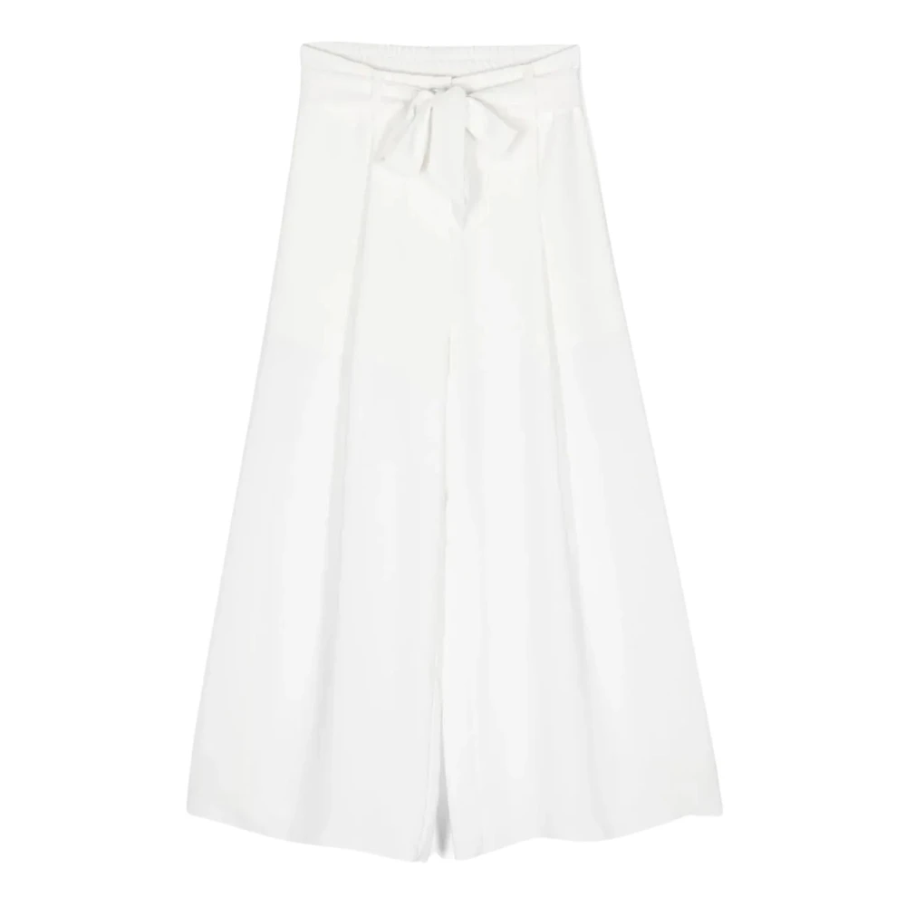 Monnalisa Vita Wide Leg Byxor White, Flicka