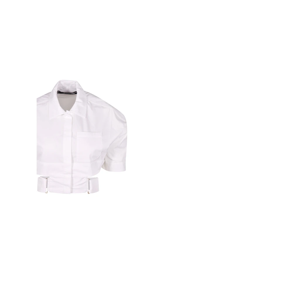 Jacquemus Korte Bari Overhemd White Dames