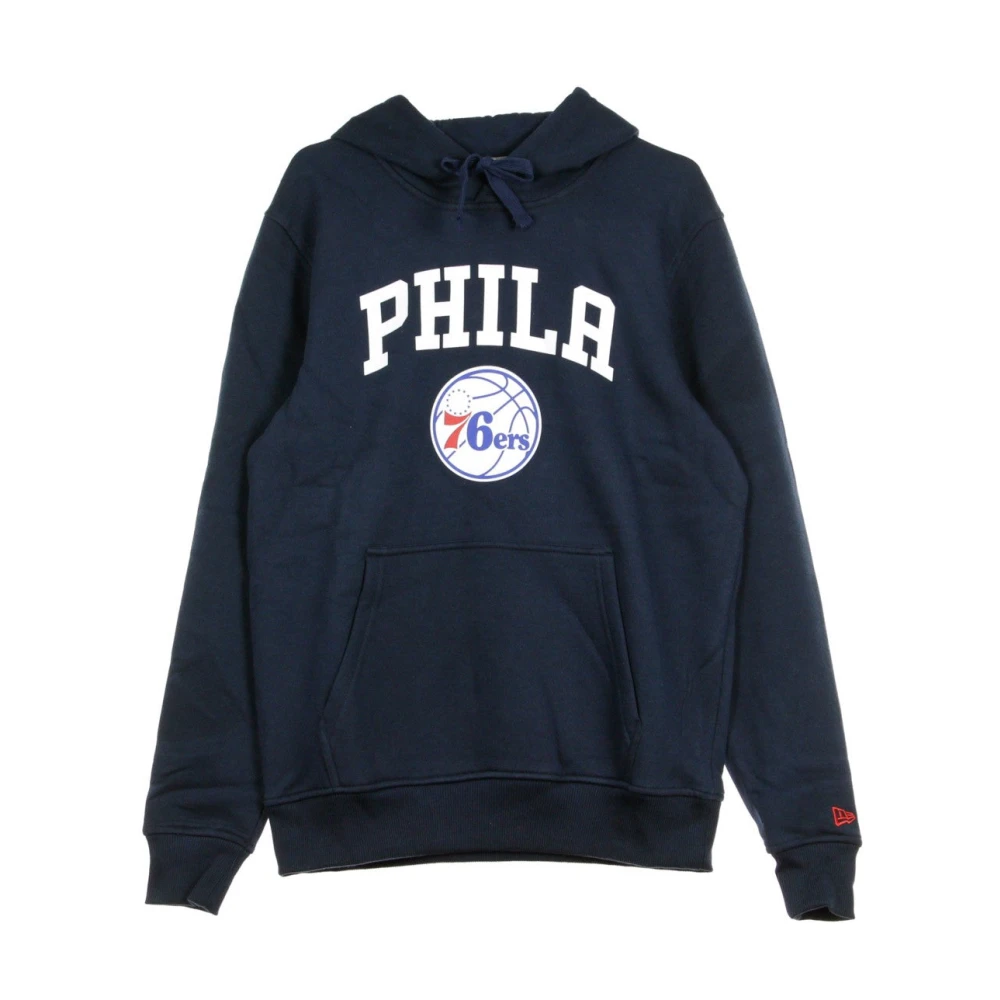 New era Team Logo Hoodie in Obsidian Blue Heren