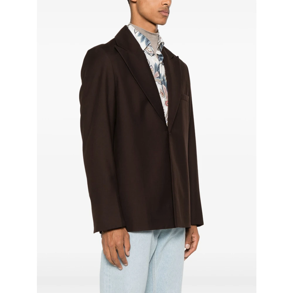 Séfr Elegante Blazer voor Mannen Brown Heren