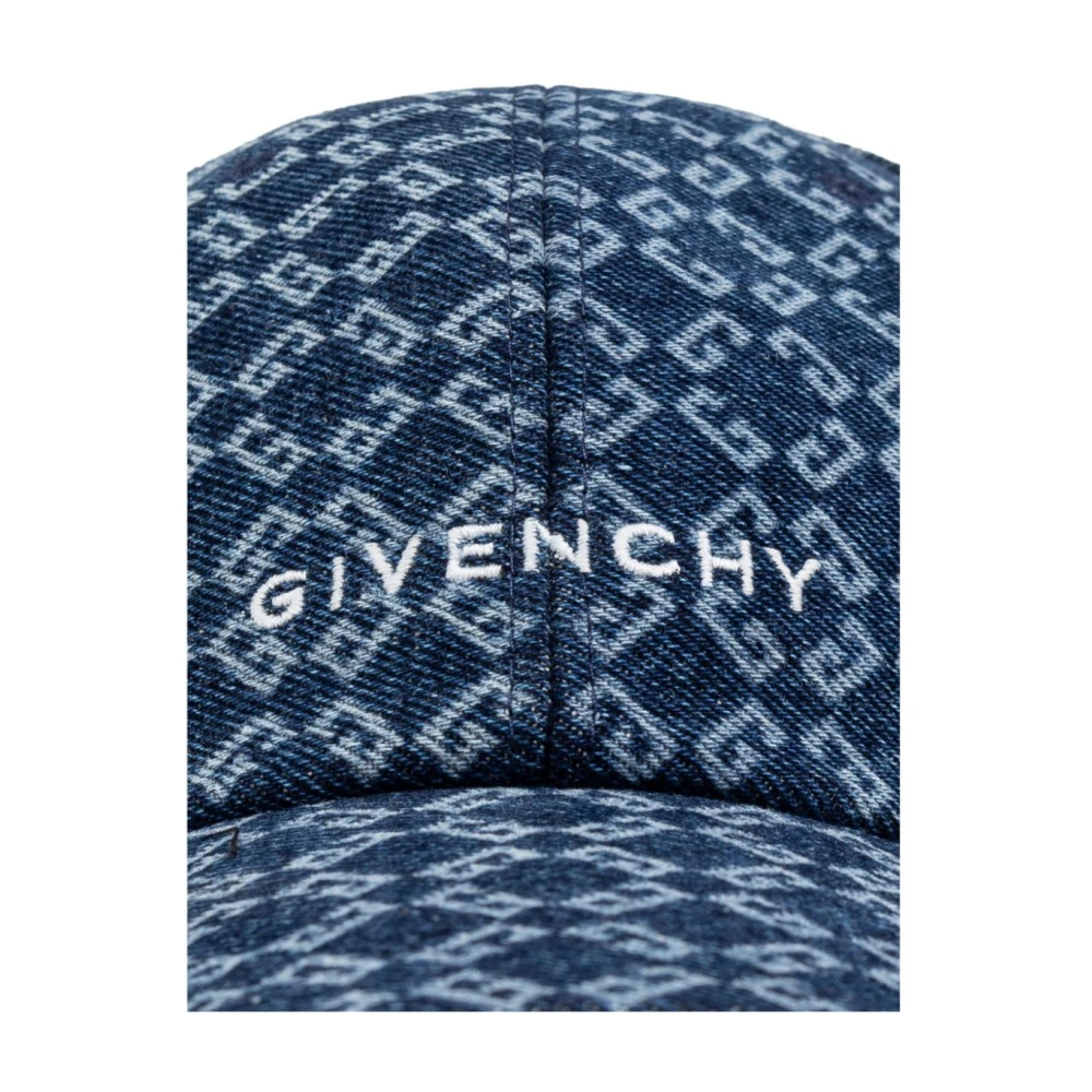 Givenchy Monogram-Jacquard Cap Blue Heren