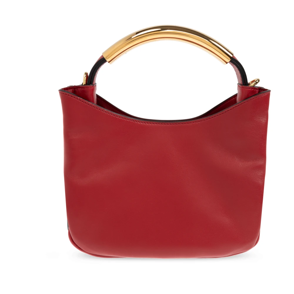 Moschino Leren handtas Red Dames