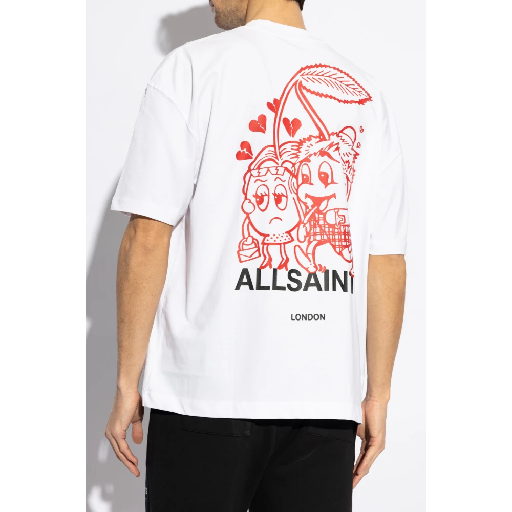 AllSaints Breakup oversized T-shirt White Heren