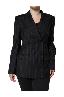 Randig Pinstripe Blazer Kappa Jacka