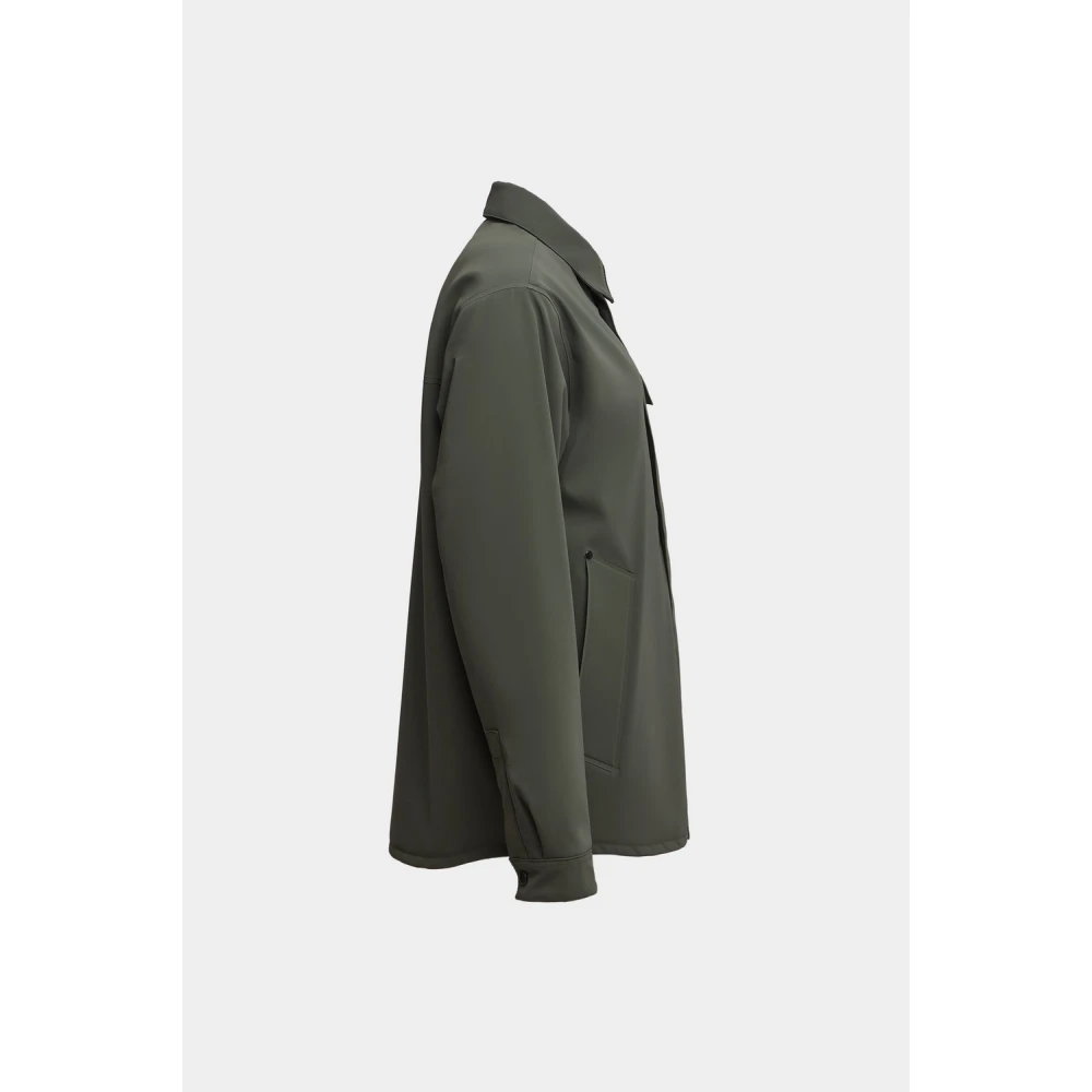 Stutterheim Mat Winter Overshirt Green Heren