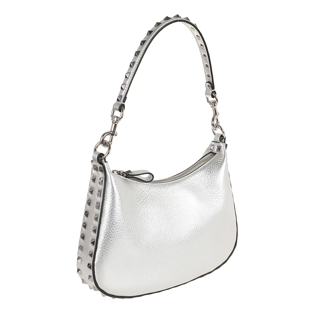 Valentino Garavani Stijlvolle Kleine Hobo Tas Gray Dames