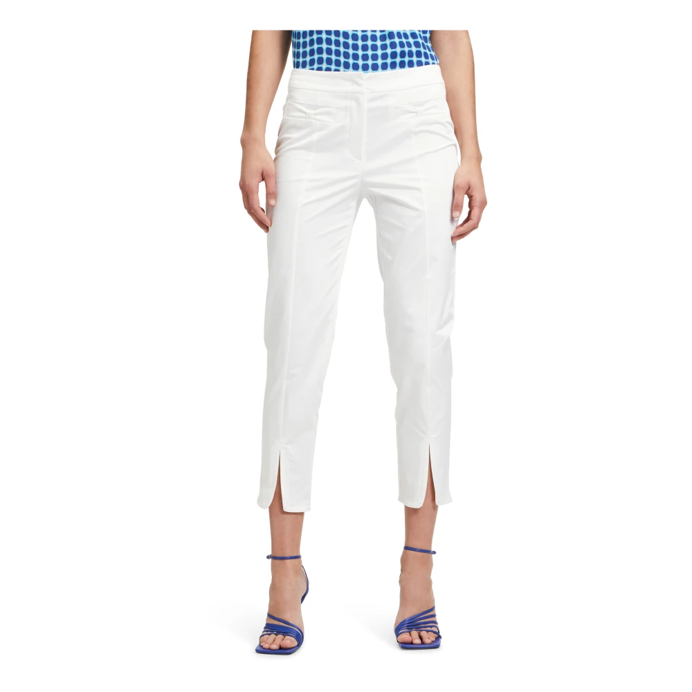 Betty Barclay Gestreepte Business Broek White Dames