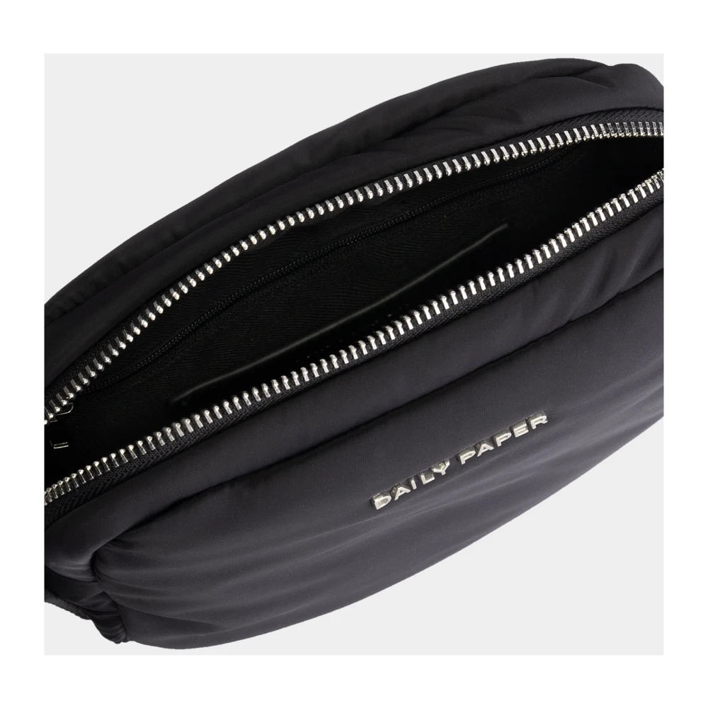 Daily Paper Gewatteerde Nylon Tas met Verstelbare Band Black Heren