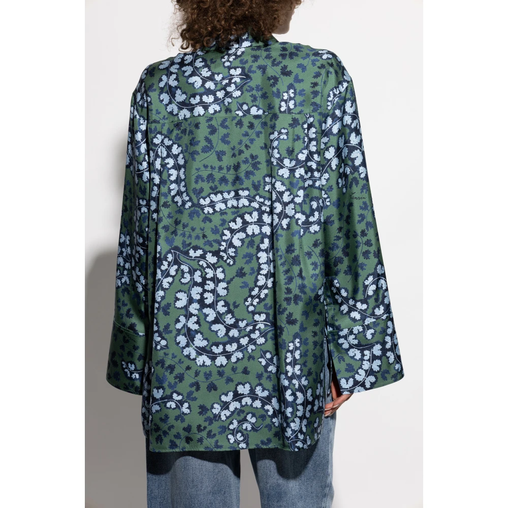 Lanvin Zijden overhemd Green Dames