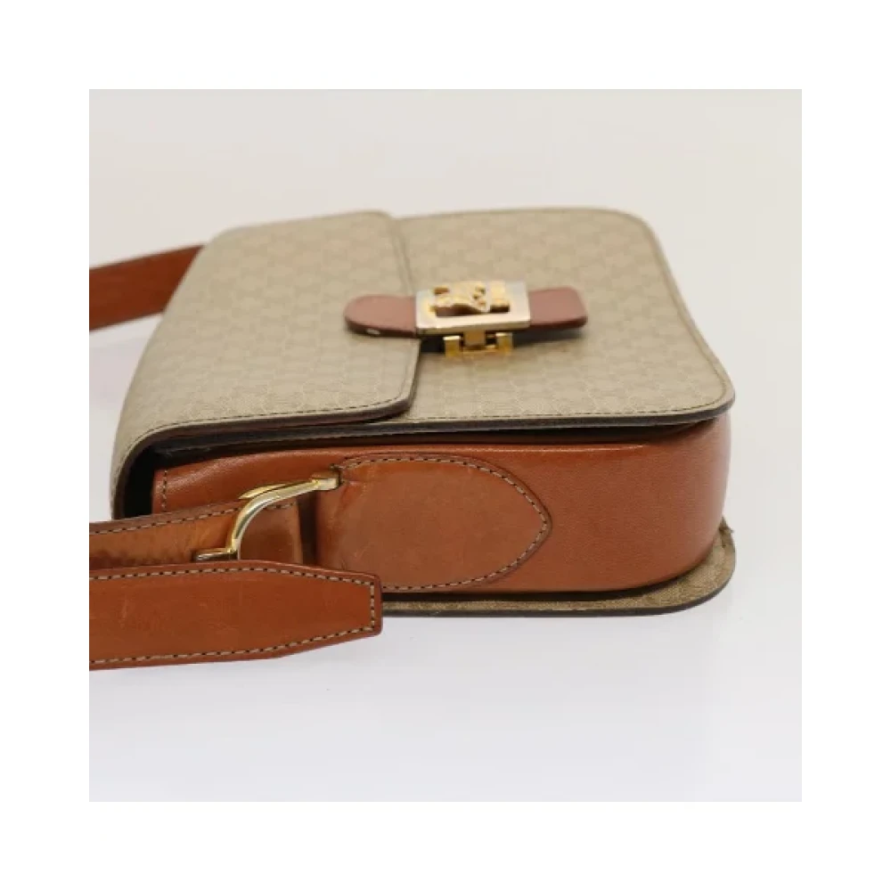 Celine Vintage Pre-owned Canvas celine-bags Beige Dames