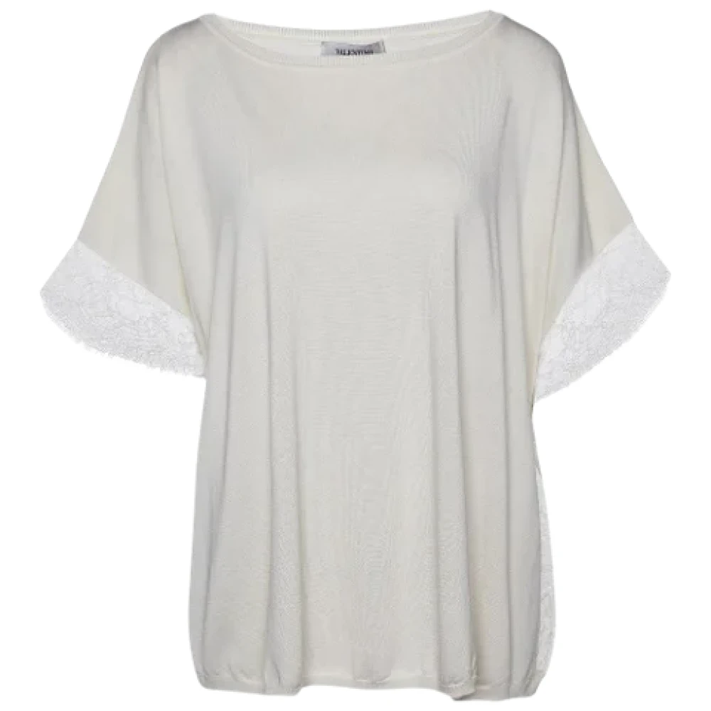 Valentino Vintage Pre-owned Knit tops Beige Dames