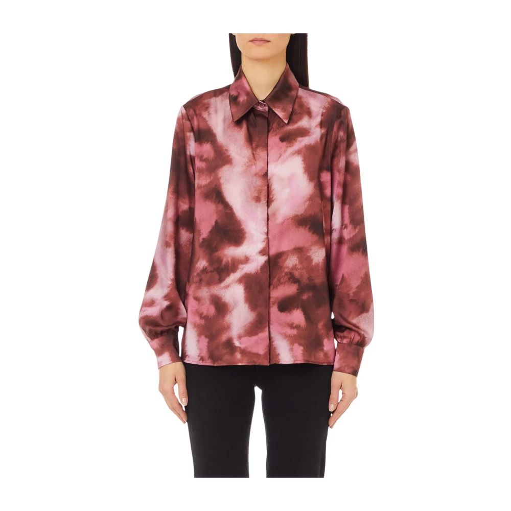 Liu Jo Elegante Satijnen Blouse voor Vrouwen Red Dames