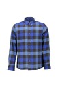 chemise-homme-en-coton-bleu-style-classique