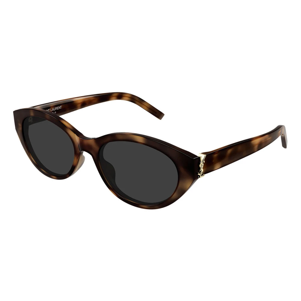 Saint Laurent Unisex Brown Oval Sunglasses - Sunglasses - 54 Mm - Accessories