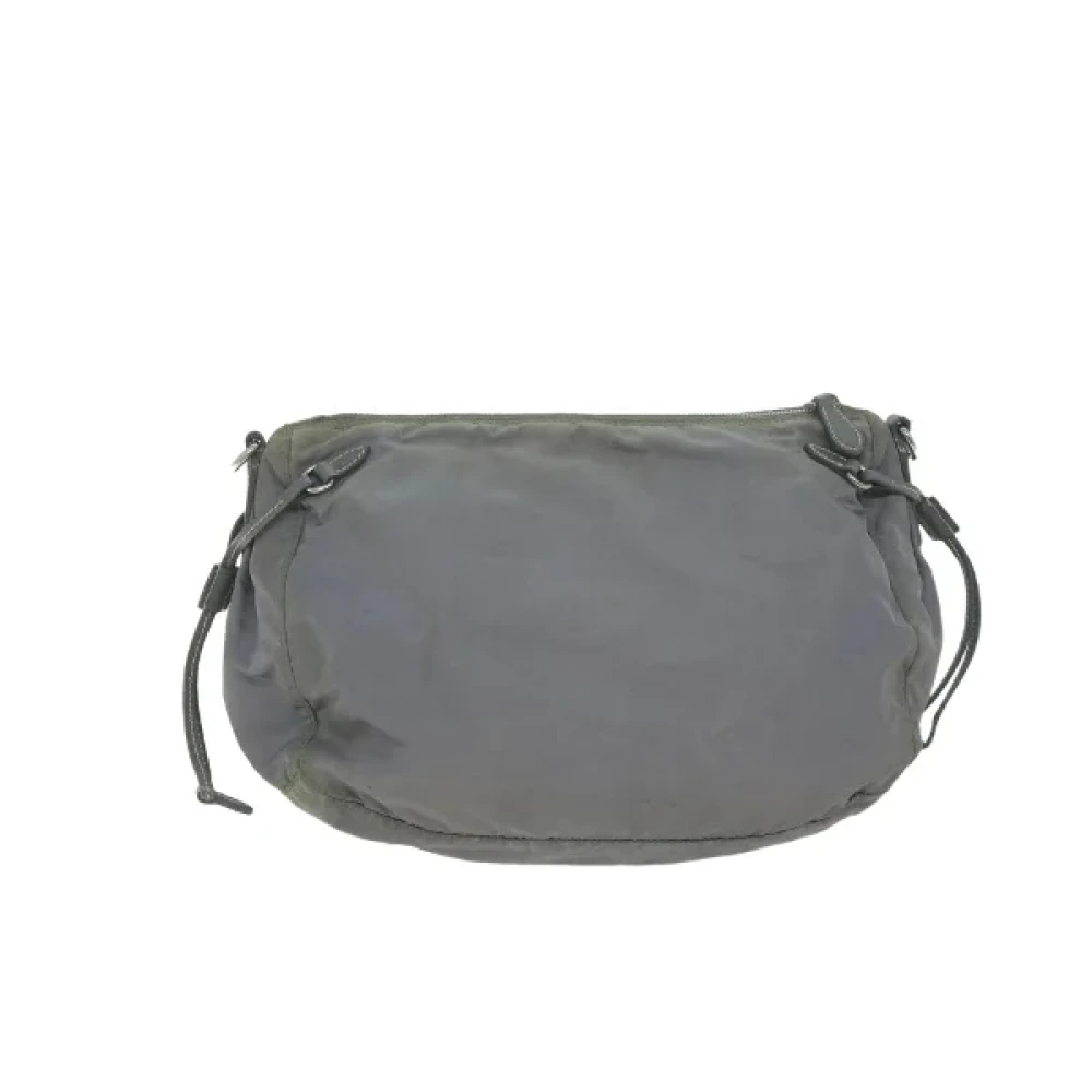 Prada Vintage Pre-owned Nylon prada-bags Gray Dames