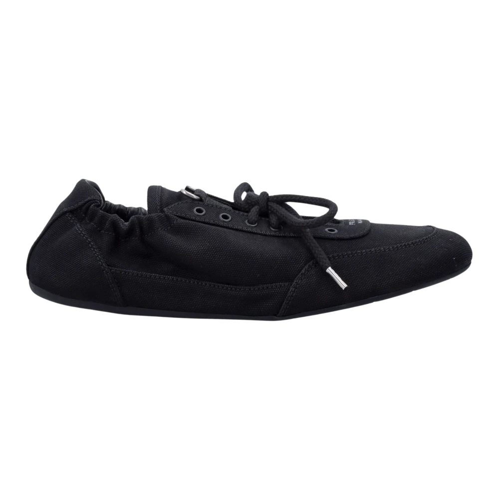 Prada Collapse Canvas Trainers - Female - Sneakers - Black - 5 Uk - Shoes