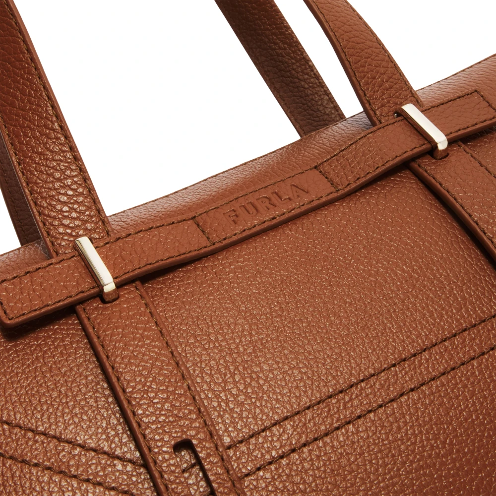 Furla Edra Tote Tas Brown Dames