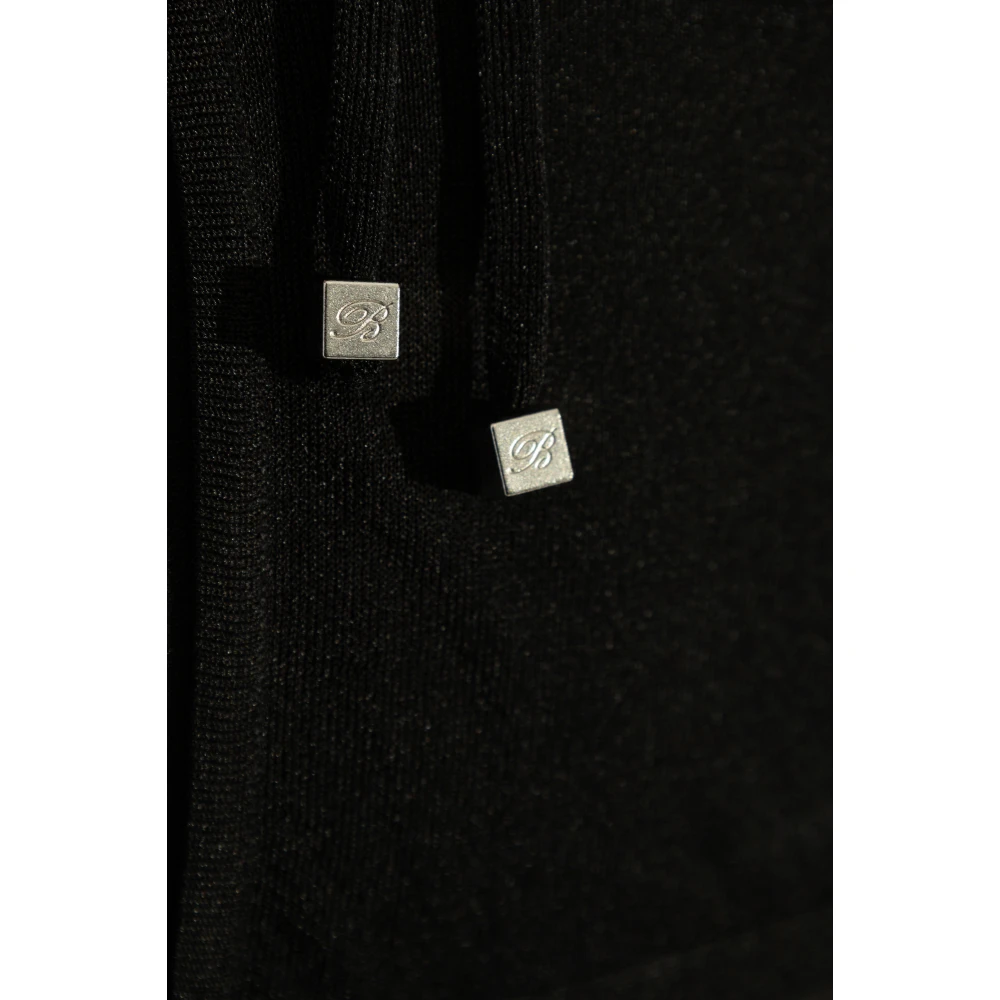 Blumarine Vest met bont Black Dames